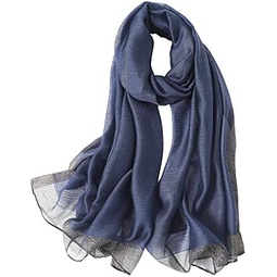 WINCESS YU Solid Color Mulberry Silk Scarf for Women Soft Blanket Shawl Beach Gauze Scarves and Wraps for for All Season