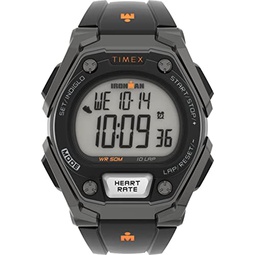 Timex Mens Ironman Classic 43mm Watch with Daily Step, Calorie and Distance Tracking & Heart Rate