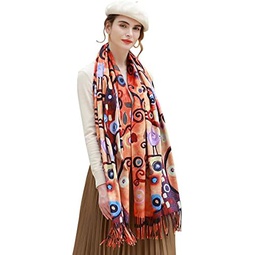 RIIQIICHY Scarfs for Women Fall Winter Scarves Pashmina Shawls and Wraps for Evening Dresses