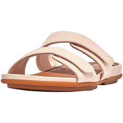 FitFlop Womens Gracie Adjustable Two-Bar Canvas Slide Sandal
