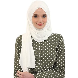 Aishas Design Jersey Shawl for Women 95% Cotton 스카프 Head Wrap Modesty Turban Cap Instant Cotton 스카프