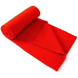 Lallier Cashmere Wool Scarf, Ultra Soft Classic Ribbed Solid Color Winter Scarf for Men and Women with Gift Box