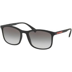 Prada PS01TS LIFESTYLE Rectangle Sunglasses For Men+ BUNDLE With Designer iWear Eyewear Kit