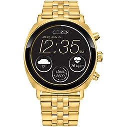 Citizen CZ Smart PQ2 41MM Unisex Smartwatch with YouQ App with IBM Watson AI and NASA research, Wear OS by Google, HR, GPS, Fitness Tracker, Amazon Alexa, iPhone Android Compatib