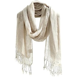 Jeelow Lightweight Summer Scarf Light Shawl Wrap Linen Feel Scarves For Men And Women