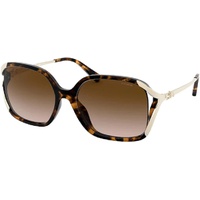 COACH HC8280U Square Sunglasses for Women + BUNDLE with Designer iWear Eyewear Care Kit