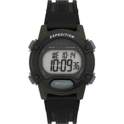 Timex Unisex Expedition CAT Watch - Black Fastwrap Digital Dial Black Case