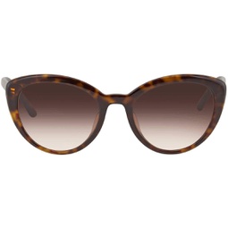 Prada PR 02VSF Womens Sunglasses Havana/Brown Gradient 54