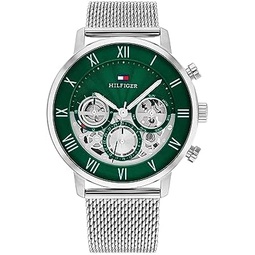 Tommy Hilfiger Mens Dress Watch Multifunction Quartz Movement Water Resistant Contemporary Elegance for Any Occasion