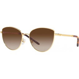 Tory Burch Sunglasses TY 6091 330413 Shiny Gold