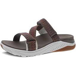 Dansko Rosette Slip-On Sport Sandal for Women  Lightweight EVA Midsole and Rubber Outsole  Natural Arch Technology for Added Support  Hook and Loop Closure