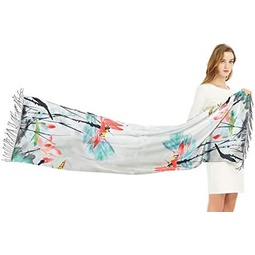 HangErFeng Scarf Double deck Silk Print Hair Scarf New Year Shawls gift packaging H257