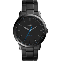 Fossil Minimalist Mens Watch with Leather or Stainless Steel Band, Chronograph or Analog Watch Display with Slim Case Design