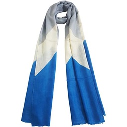 Mehrunnisa Handcrafted Tie & Die Pure Cashmere Pashmina Wool Stole Wrap  Unisex