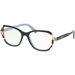Eyeglasses Prada PR 3 VV KHR1O1 Top Black/Azure/Spotted Brown