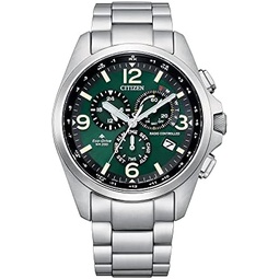 Citizen Mens Eco-Drive Promaster Land Chronograph Watch in Stainless Steel, Perpetual Calendar