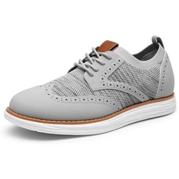 Bruno Marc Mens Mesh Oxfords Sneakers Casual Dress Lace-Up Lightweight Walking Shoes 2.0