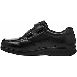 Propet Mens Vista Monk Strap Casual Shoes - Black