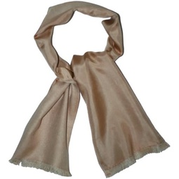 Sophisticated Silk Pashmina Neck Scarf with Silk Lining - 100% Silk - 6 Colors - Womens