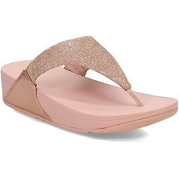 FitFlop Womens Lulu Shimmerlux Toe Post Sandals