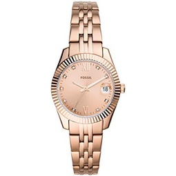 Fossil Scarlette Womens Sports Watch with Stainless Steel Bracelet or Genuine Leather Band
