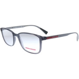 Prada Linea Rossa Lifestyle PS 04IV 01D1O1 Grey Plastic Rectangle Eyeglasses 53mm