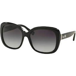 Coach HC8158 Square Sunglasses For Women+FREE Complimentary Eyewear Care Kit