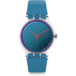 Swatch New Gent BIOSOURCED POLABLUE Quartz Watch