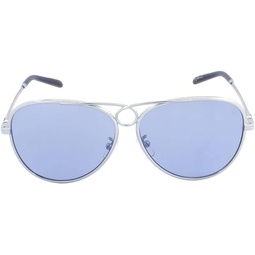 Sunglasses Tory Burch TY 6093 334865 Light Blue Gunmetal