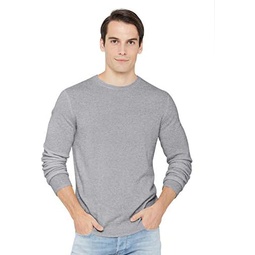 State Cashmere Mens Essential Crewneck Sweater 100% Pure Cashmere Classic Long Sleeve Pullover