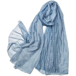 Shanlin Super Large Cotton Blend Lace Scarves for Women (76x42)