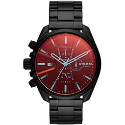 Diesel MS9 Mens Watch with Stainless Steel Bracelet, Genuine Leather or Silicone Band