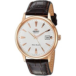 Orient 2nd Gen Bambino Version I Japanese Automatic Stainless Steel and Leather Dress Watch