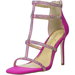Jessica Simpson Womens Oliana Embellished Heeled Sandal