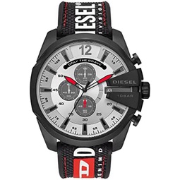 Diesel Mega Chief Stainless Steel Mens Watch with Analog or Digital Movement