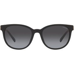 COACH Womens Hc8350u Universal Fit Round Sunglasses