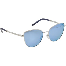 Sunglasses Tory Burch TY 6091 333122 Shiny Silver