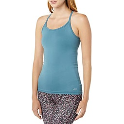 Amazon Essentials Womens Active Seamless Slim-Fit Racerback Tank with Built-in Bra