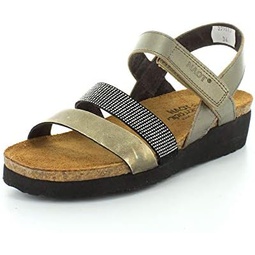 NAOT Footwear Krista Women’s Wedge Sandal with Cork Footbed and Arch Support - Adjustable Three-Strap Sandal with Backstrap - Comfort and Support - Narrow to Medium Fit, Wide Optio