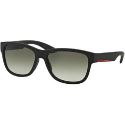 Prada PS03QS LIFESTYLE Rectangle Sunglasses For Men+ BUNDLE With Designer iWear Eyewear Kit