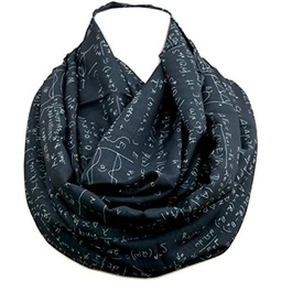 Di Capanni Math infinity scarf for woman engineers teacher nerds algebra Mathematics accessories for her geeky student