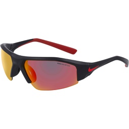 Nike Skylon Ace 22-M DV2151 010 Sunglasses Matte Black/Red Mirror 70mm