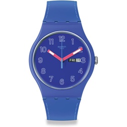 Swatch Gent BIOSOURCED Cobalt Disco Quartz Watch