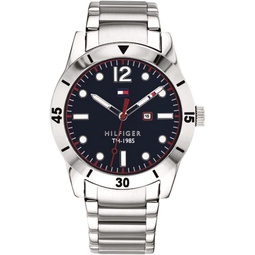 Tommy Hilfiger Analog Blue Dial 42mm Mens Watch - TH1791459
