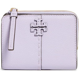 Tory Burch Womens McGraw Bi-Fold Wallet, Pale Violet, Purple, One Size