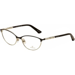 SWAROVSKI Eyeglasses SK5139 FIONA 001 Shiny Black