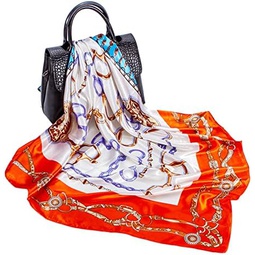 Mulberry Silk Scarf Korean Style All-Match Spring and Autumn Silk Scarf for Women