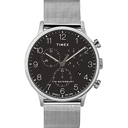Timex Mens Chronograph Watch Waterbury with Leather Strap