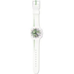 Swatch Mens SUIW409 Street Map Green Multi-Color Dial Watch