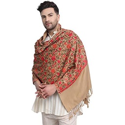 Mens Traditional Punjabi Stole for Meditation Embroidery Patterns 28 inches x 80 inches